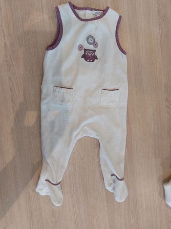 Pyjama sans manche / Obaïbi / 6 mois - 67 cm