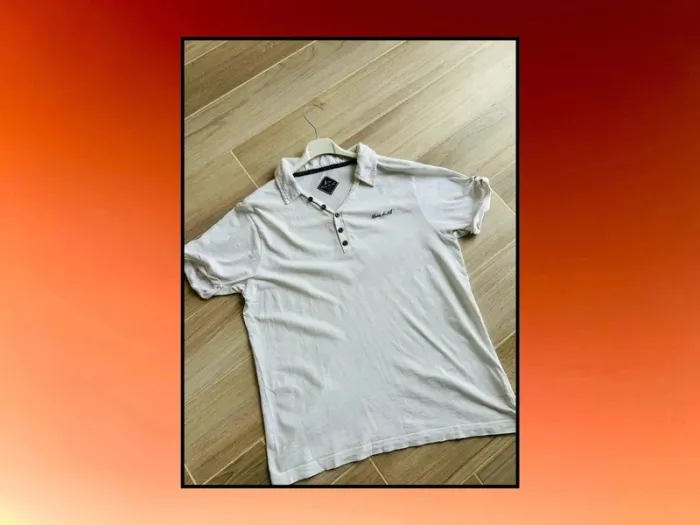 tee shirt homme S blanc du nil