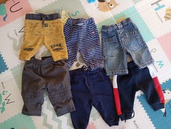Lot 6 pantalons 3 mois garçon 