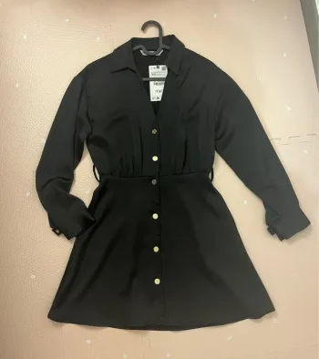 Robe effet satin Zara