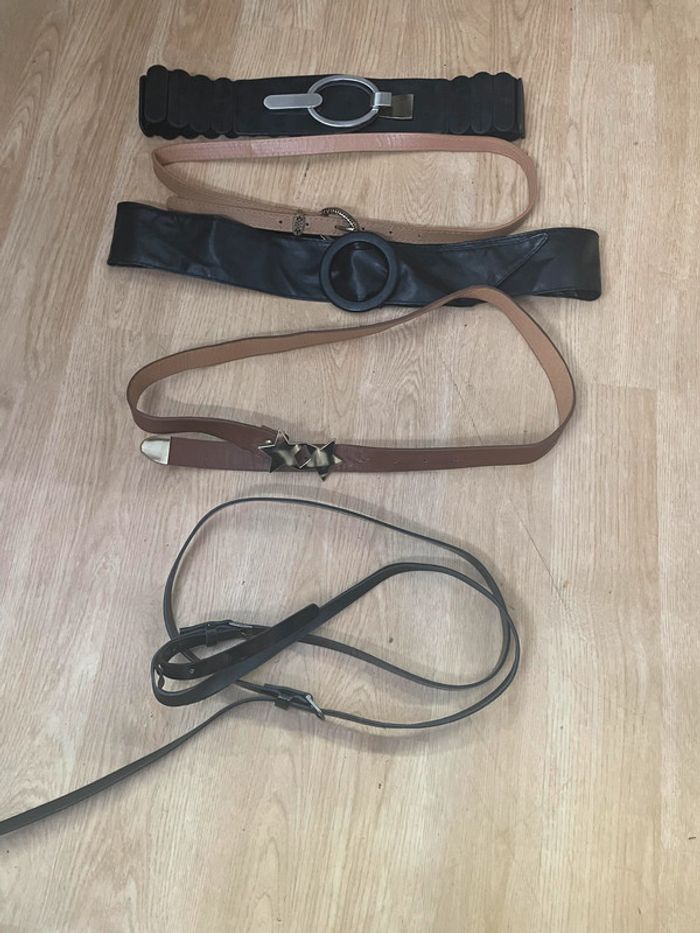 lot de 5 ceintures très bon état