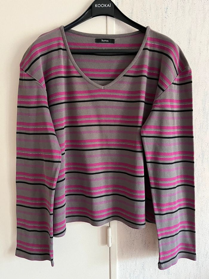 Tee-shirt Burton à rayures
