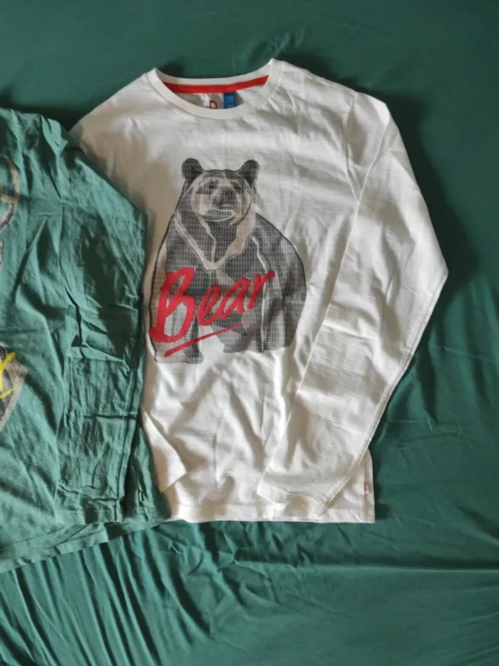 Lots de 3 tee-shirt à manche longue - photo numéro 2