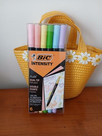 Bic Intensity: Feutres double pointe *coloris pastels 
