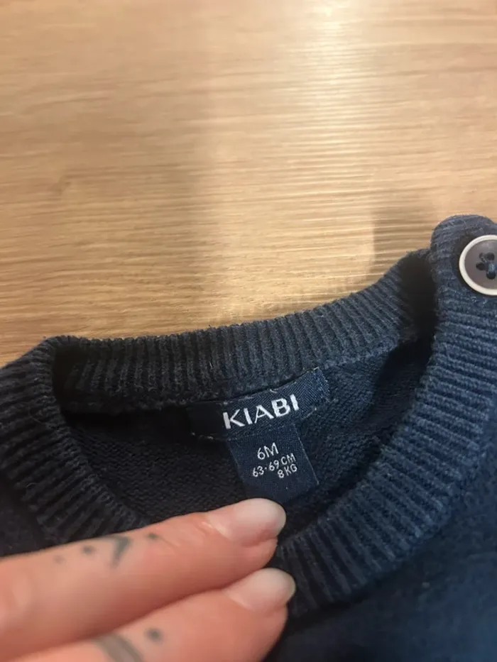 Pull bleu marine Cool - photo numéro 4