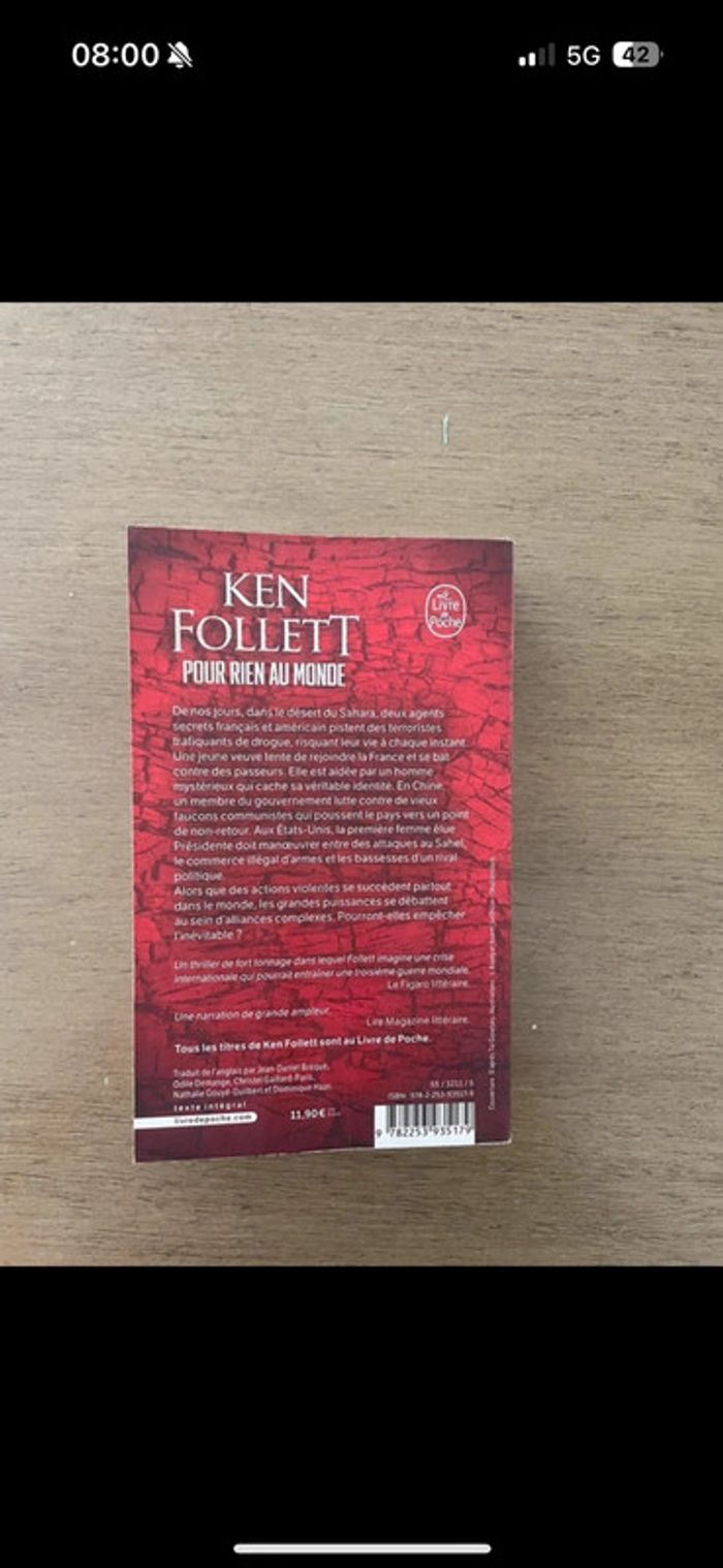 Livre Ken Follet - photo numéro 2