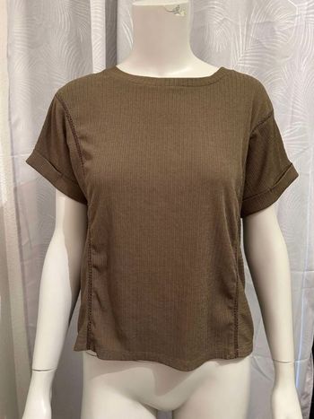 T-shirt kaki Camïeu M 38