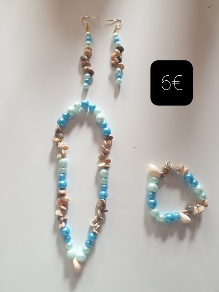 Parure de bijoux coquillage