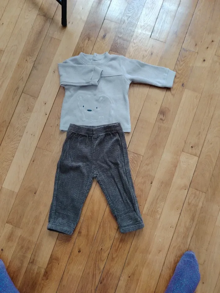Ensemble pull + pantalon velours