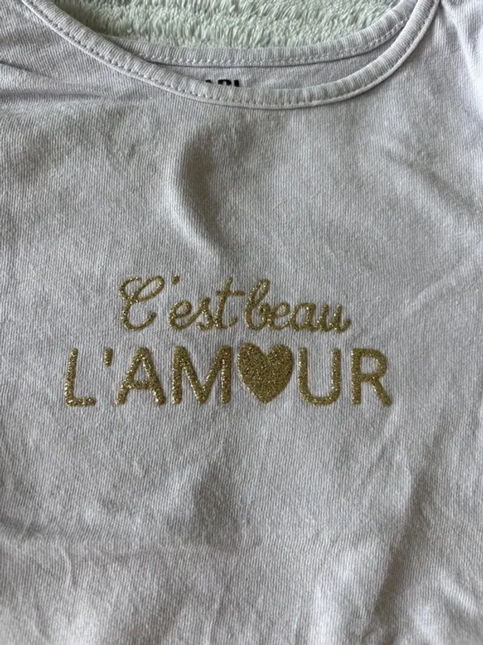 Lot de 8 t-shirt à manche longue dont 1 à manche courte - photo numéro 3