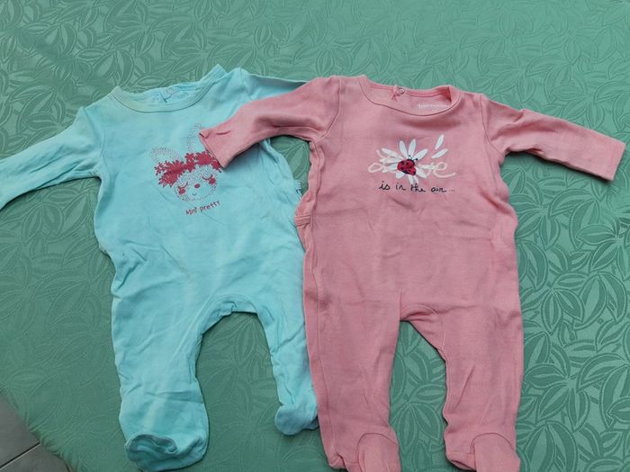 Lot de 2 pyjamas fille taille 3 mois