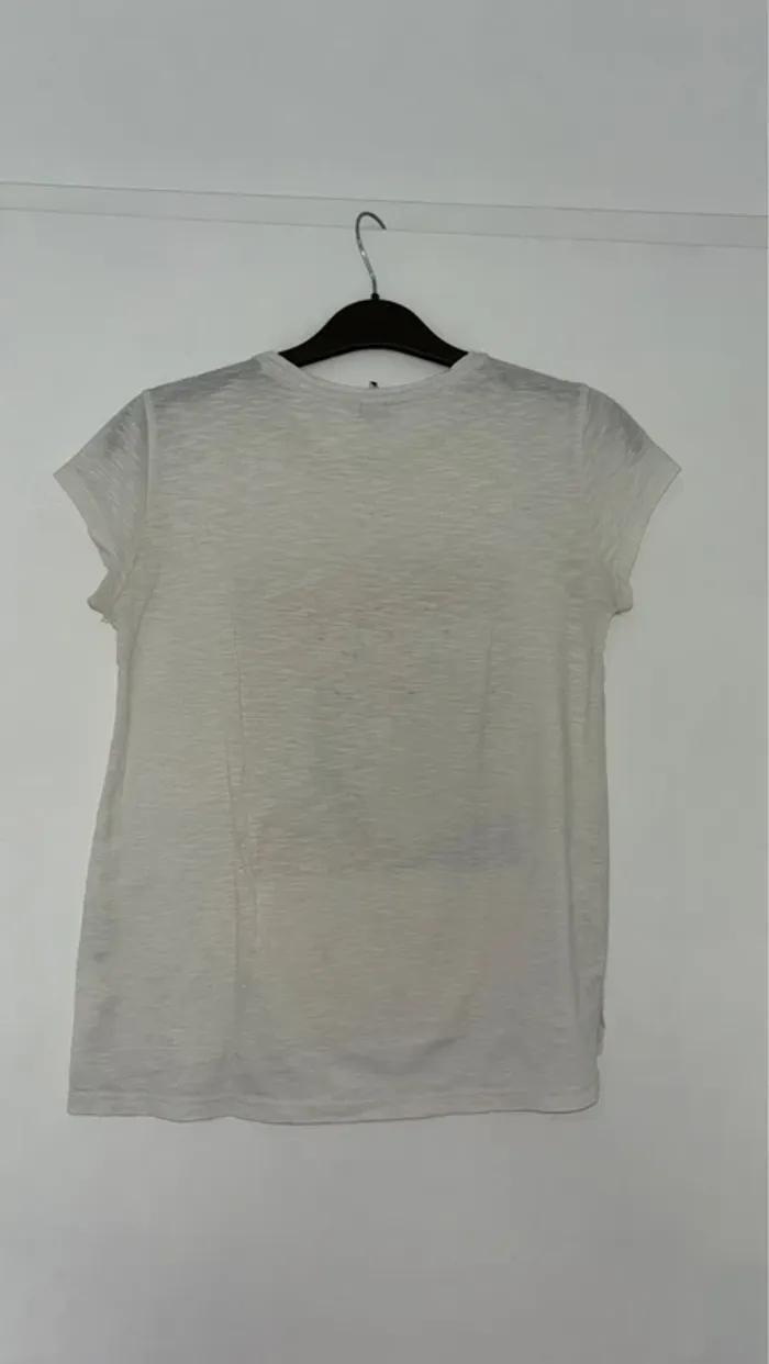 T-shirt Zara blanc - photo numéro 2
