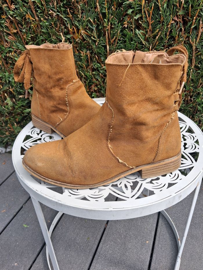 Bottines en daim - photo numéro 4