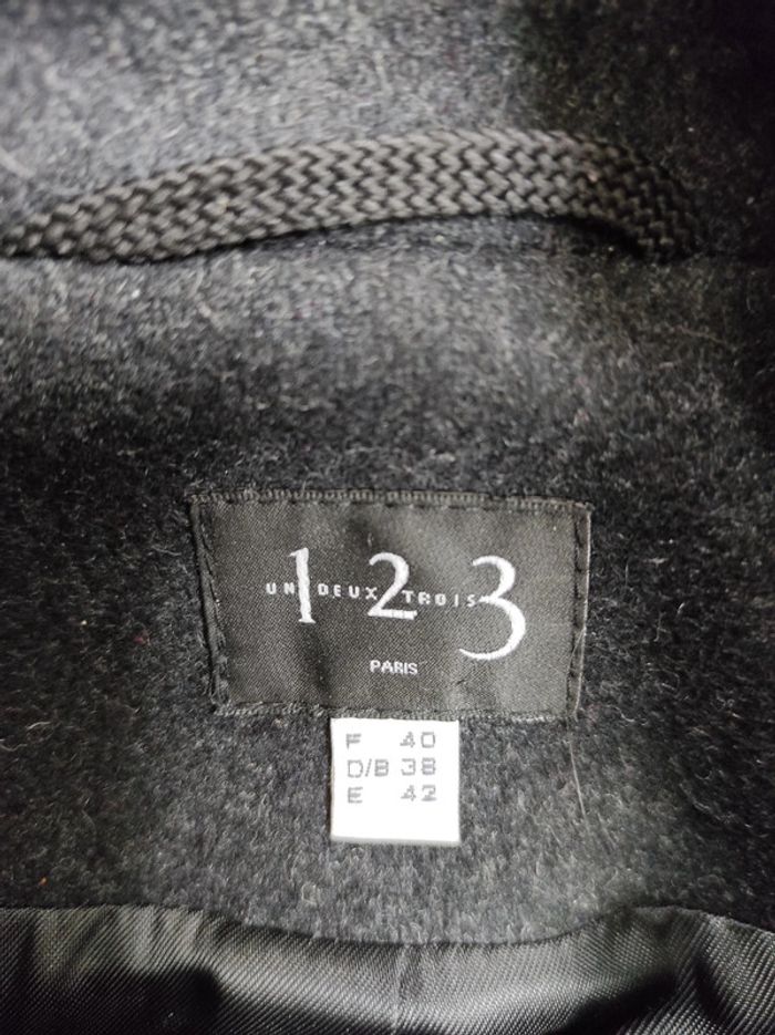 Manteau laine 1,2,3.. t40 - photo numéro 9