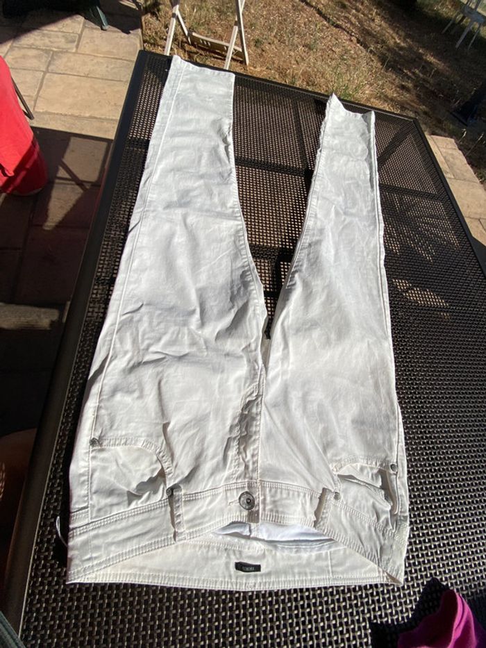 Pantalon Ikks blanc w32 idéal 42 stretch - photo numéro 5