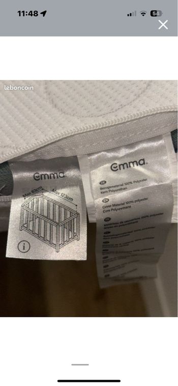 Lit Bebe Ikea + Matelas bebe EMMA