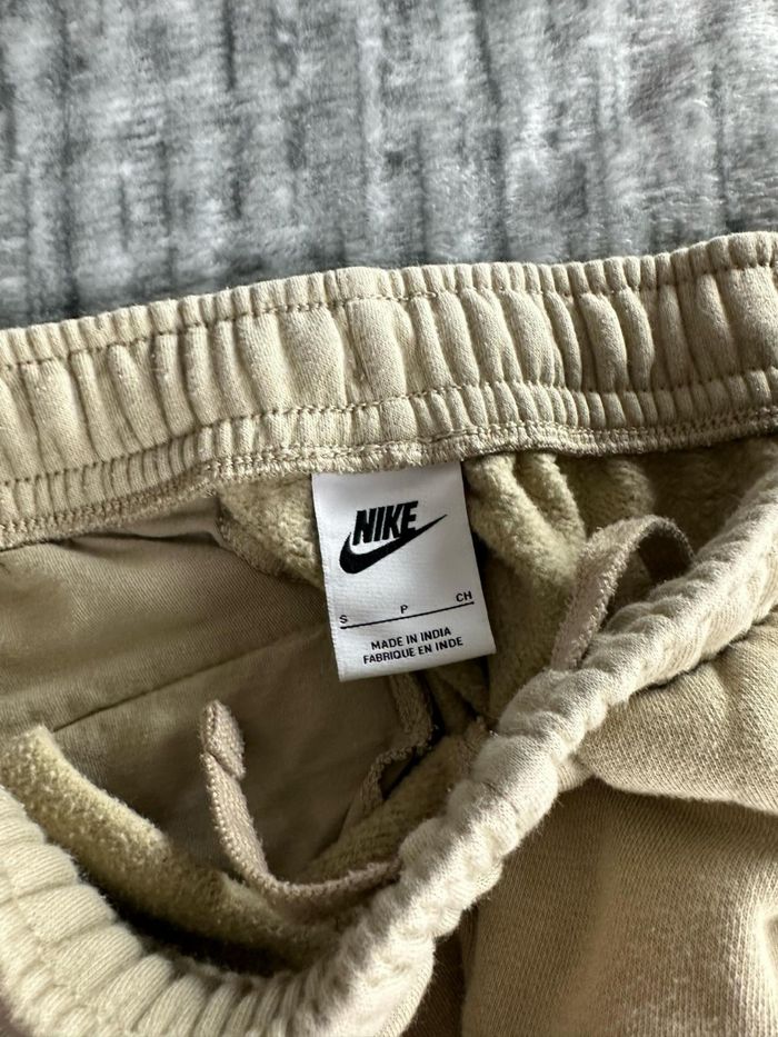 Jogging Nike Swoosh blanc brodé, beige - Taille S - photo numéro 3