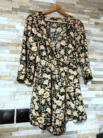 36 combishort fleurie