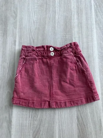 Jupe en jean bordeaux 2-3 ans tex