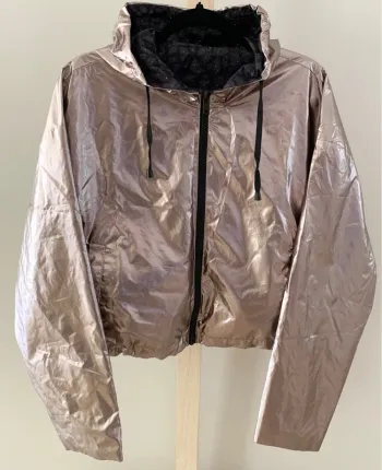 🌟 Veste réversible Vero Moda métallisée / effet irisé – Taille M – Neuve