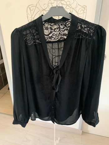 Blouse noir S
