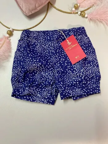 Short fille - bleu - neuf - Dpam - Taille 24 mois