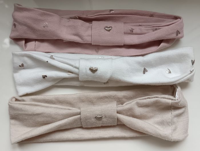Lot bandeaux bébé 3/6 mois