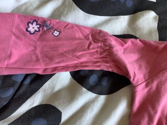 Haut / tee-shirt manches longues rose complices 24 mois - photo numéro 3