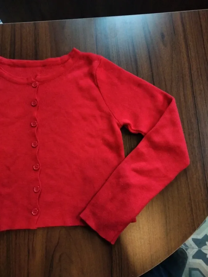 Top rouge taille S - photo numéro 3