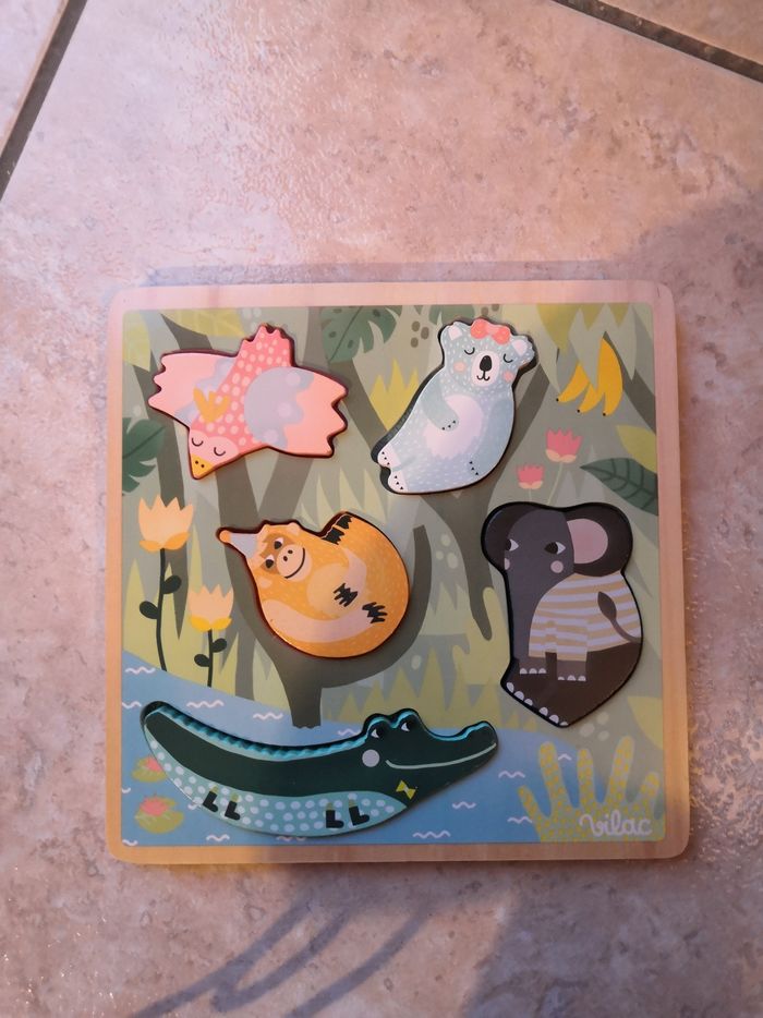Puzzle encastrement tactile