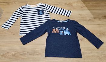 Lot de 2 T-Shirts garçon - Taille 1 an et demi - 2 ans (92cm)