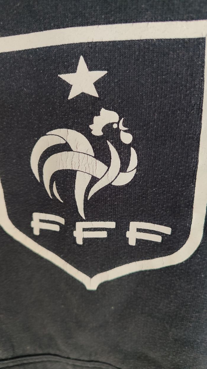 Sweat a capuche t 12 ans fff noir - photo numéro 2