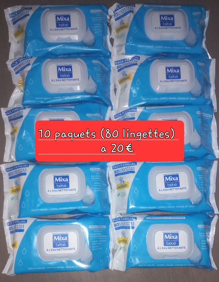 Mixa bébé 10×80
