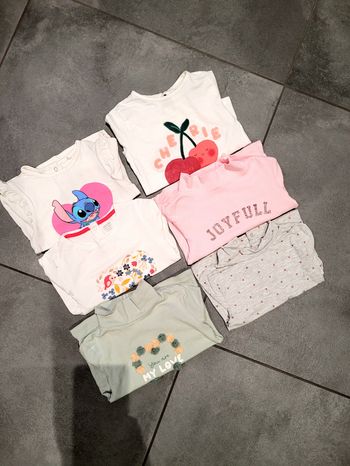 6 tee shirt manches longues