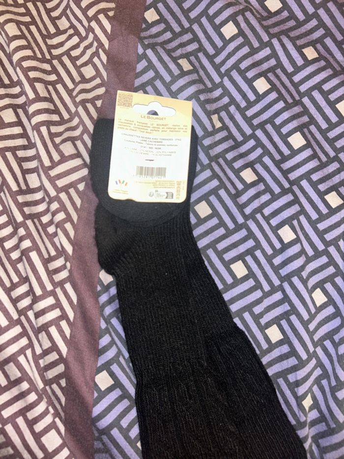 Chaussettes chaudes laine cachemire Le Bourget - photo numéro 4