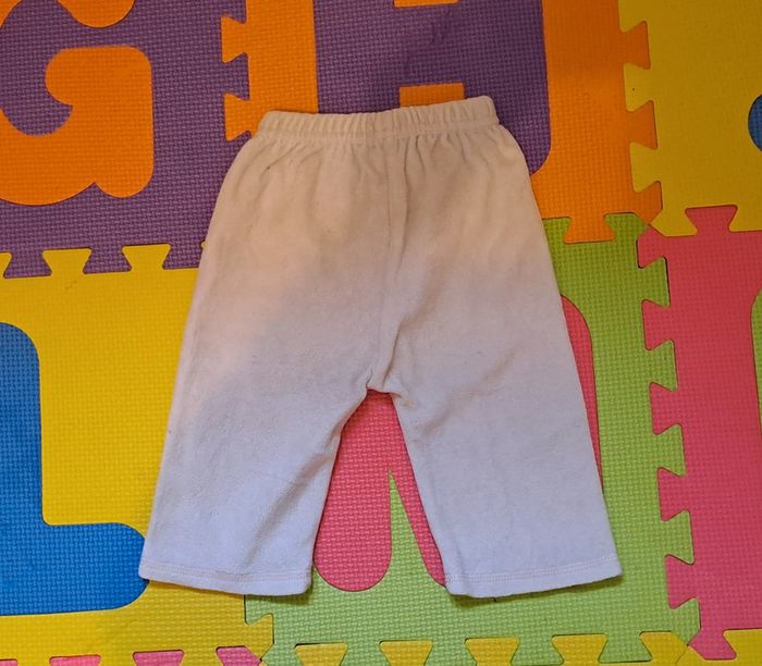 Pantalon velours blanc, tout petit, taille 9 mois (71 cm) - photo numéro 2