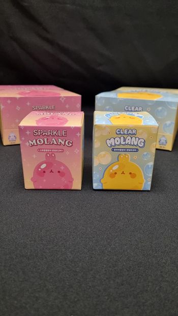 Lot de 2 Blind Box Molang Clear & Sparkle - Corée du Sud