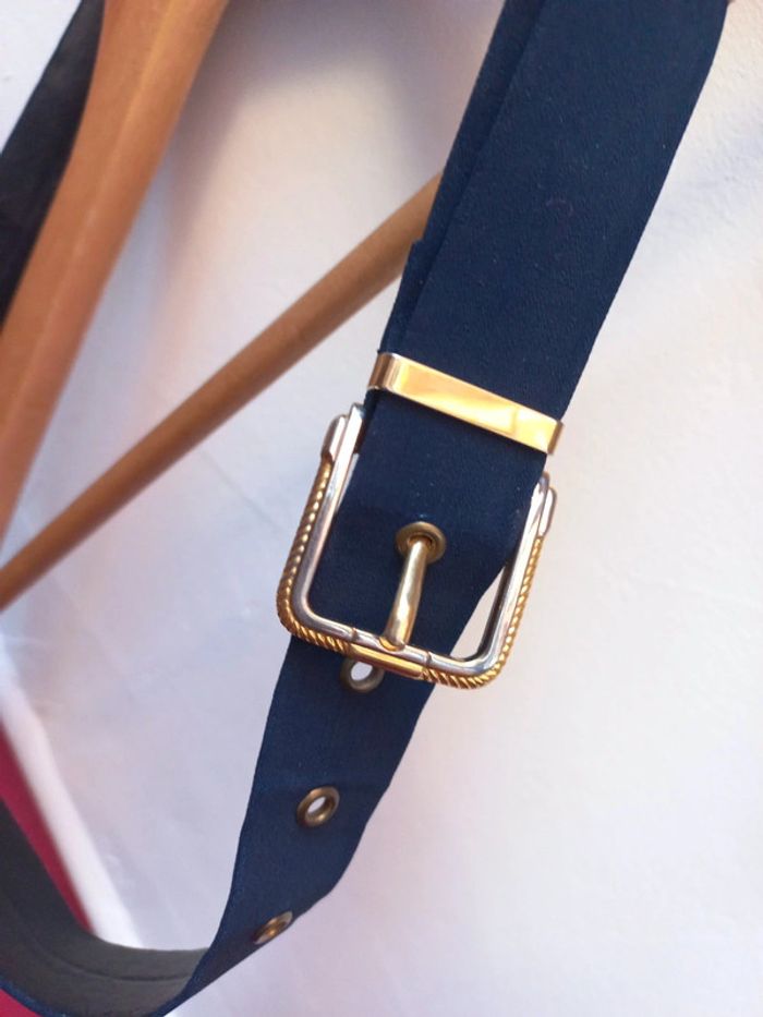 Ceinture neuve marine or - photo numéro 2