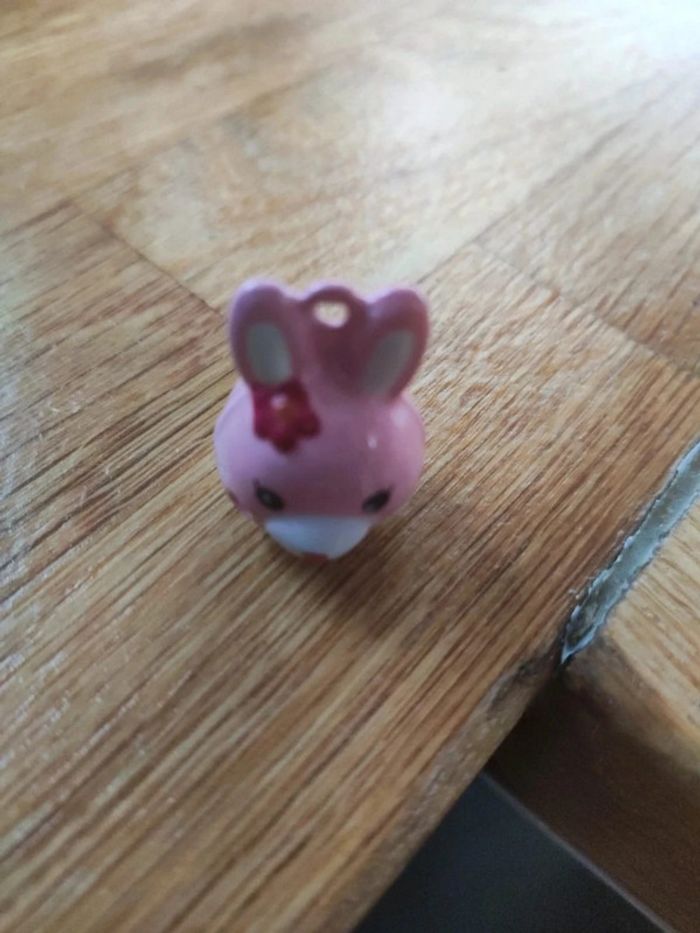 Perle grelot Lapin rose - photo numéro 3