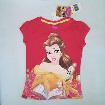 t-shirt princesse belle et lumière disney