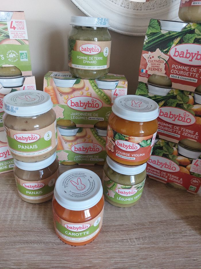 Lot petits pots babybio 4mois et + - photo numéro 3