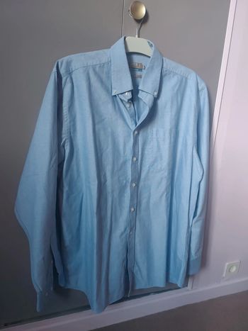 Chemise bleu XL marks and Spencer coton