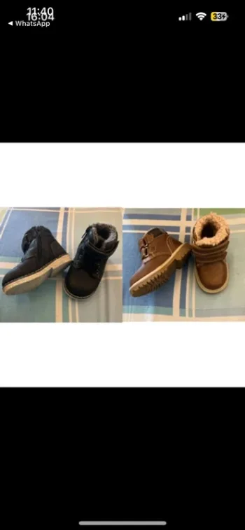 Bottines hiver garçon taille 20
