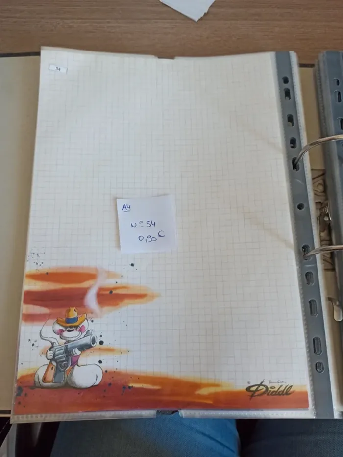 Feuille Diddl A4 54 0,90€