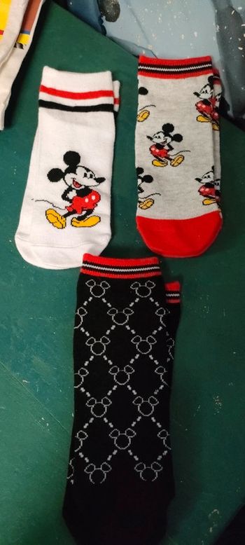 3 paires de chaussettes Disney