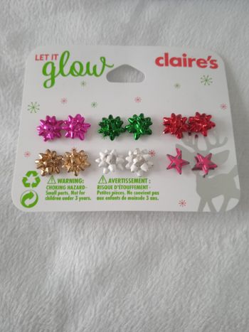 Lot de boucles d'oreilles