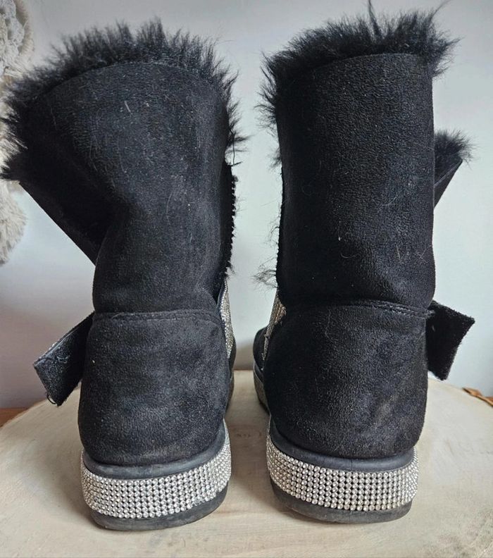 Bottines Noires Fourrées Pointure 40 🖤 - photo numéro 3