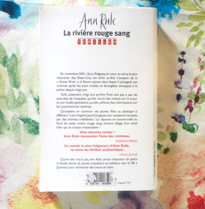 LA RIVIERE ROUGE SANG de Ann RULE Ed. Michel Lafon - photo numéro 3