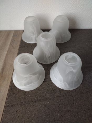 Globes opaques lustre Vintage