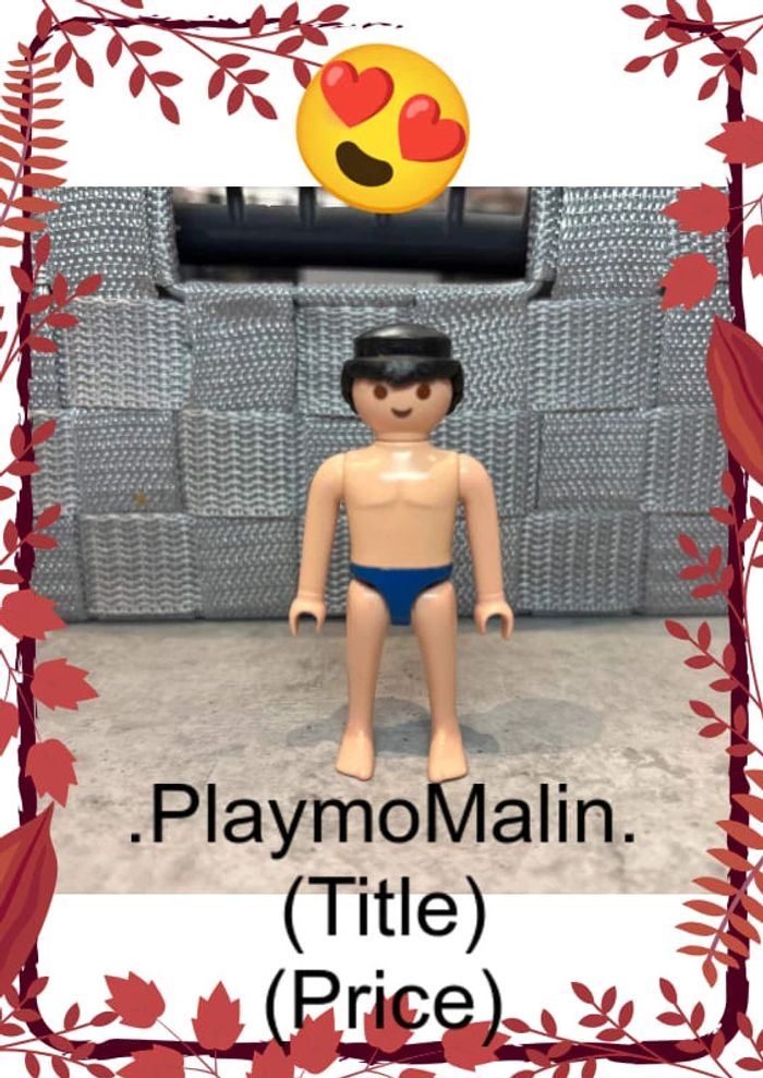 Personnage figurine homme playmobil